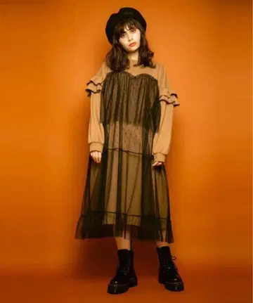 candystripper 캔디스트리퍼 도트 튤 원피스