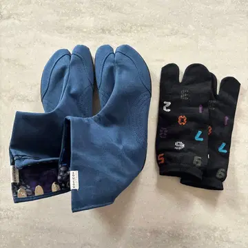 SOU SOU 소우소우 일본제 다크 블루 타비 스니커즈 양말 포함