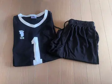 하이큐!! 키타 신스케 10주년 유니폼 상하의 하프 팬츠 이나리자키 고교