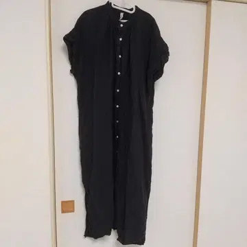 린넨 100% D.M.G 반팔 셔츠 원피스