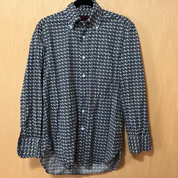 HIDEHIKO YAMANE 기하학 패턴 셔츠 ( EVISU )