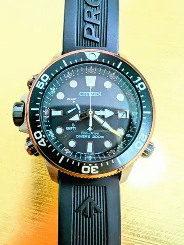 30주년 기념 모델 다이버 워치 에코 드라이브 CITIZEN