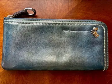 PELLE BORSA 가죽 장지갑 블루