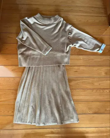 소니아 리키엘 베이지 니트 원피스 M 사이즈