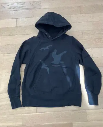 Raglan Hoodie- Cotton Fleece / Seagull