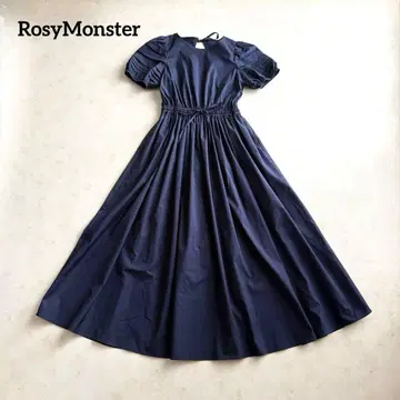 로지몬스터 에스카르고 원피스 네이비 S 롱 원피스 플레어