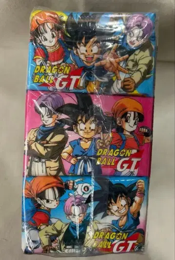 드래곤볼 GT 포켓 티슈 미니 [ 새상품 미사용: 6팩 x 5세트