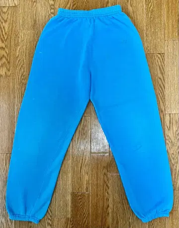 스웨트 팬츠 90S USA 스카이블루 구제 의류 여성용 올림픽