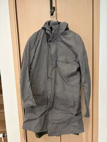 Herno Globe 그레이 모즈 코트 사이즈 48