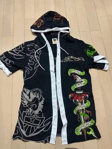 Ed Hardy 후드 부착 셔츠