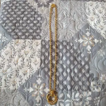 SONIA RYKIEL 소니아 리키엘 빈티지 더블 링 목걸이