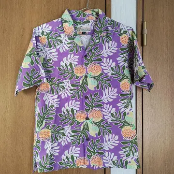pataloha 파타로하 알로하 셔츠 보라색 XS 남성용 여성용
