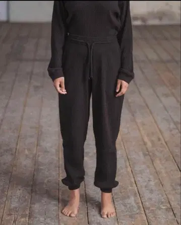 baserange 베이 리브 스웨트 팬츠 새상품 미사용 택 포함