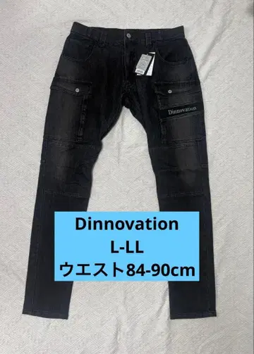[ 새상품 ] Dinnovation 데님 스트레치 팬츠 블랙 L-LL