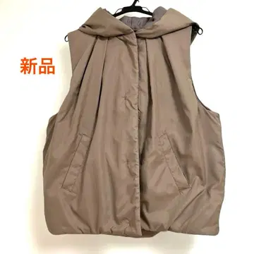 [ 새상품 ] 충전솜 베스트 모카 프리 사이즈