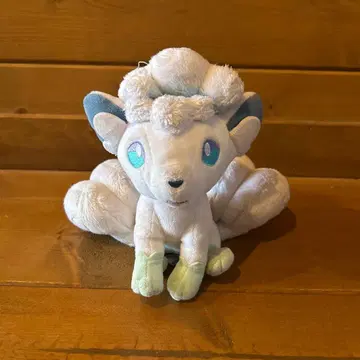 알로라 식스테일 봉제 인형 약 20cm 화이트