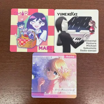 GIGO 시부야 게이머 야키 코스터 OMORI 유메닛키 하니와 3장