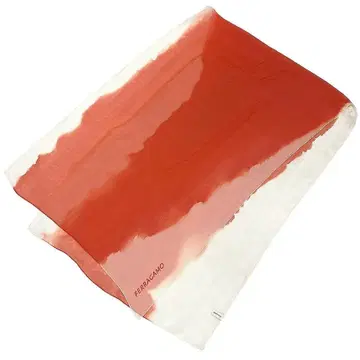 페라가모 실크 쉬폰 스톨 오렌지 aq12616