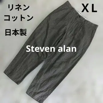 일본제 Steven alan 린넨코튼 와이드 슬랙스 XL