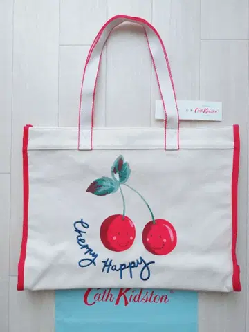 [ 미사용 새상품 ] 캐스키드슨 체리 토트백 체리