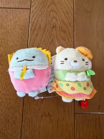 [ 미사용 새상품 ] 스미코구라시 테노리 봉제 인형 피자 감자 세트