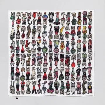 히구치 유코 보리스 잡화점 마쉬멜로우 거즈 손수건 라인업 덤 포함