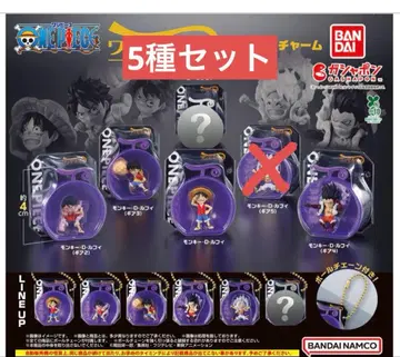 원피의 실 마이크로 블리스터 참 5종 세트