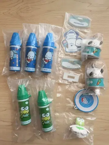 산리오 가챠가챠 로손 9점 세트