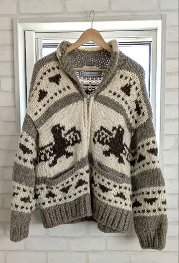 카나타, 카나타, 카우친 스웨터, 니트, 지퍼, 썬더버드, 캐나다제