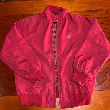 구제 의류 Crocodile 빨간색 크로커다일 점퍼 블루종 L 사이즈