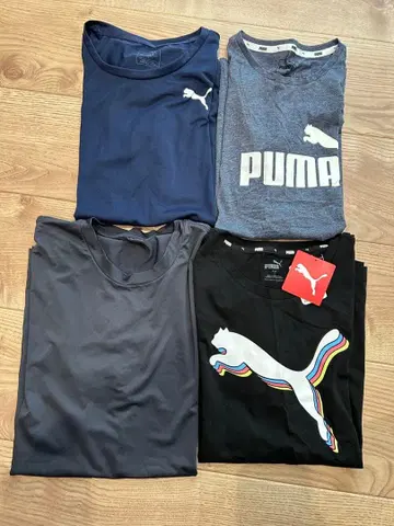 푸마 반팔 T셔츠 4장 세트