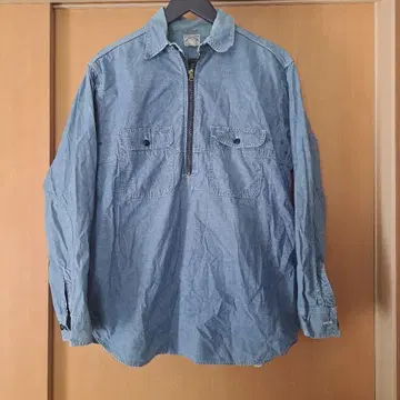 리얼 맥코이 조 맥코이 하프 지퍼 샴브레이 셔츠 16