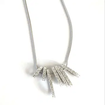 스와로브스키*목걸이 실버