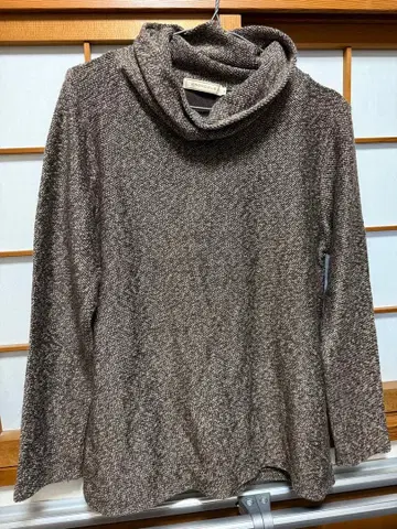 CROCODILE 크로커다일 터틀넥 니트 브라운 계열 LL