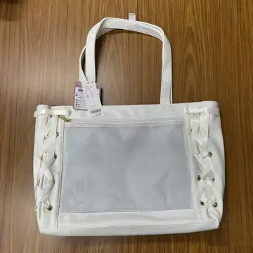 WEGO 레이스업 이타백 위고 덕질 덕질백 사이즈 F 화이트