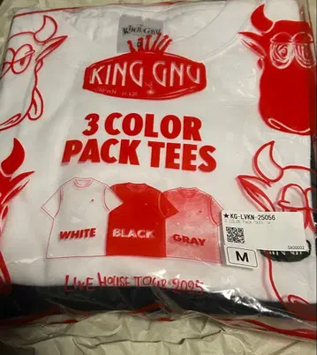 King Gnu 3COLOR PACK TEES M 사이즈
