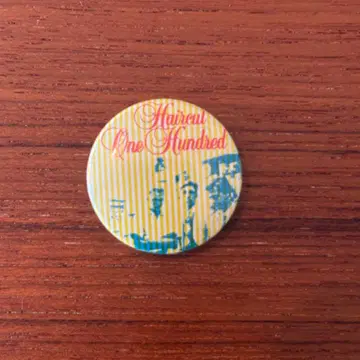 UK 80s 캔뱃지 플리퍼스 기타 코야마다 케이고 타카기 칸 스케신