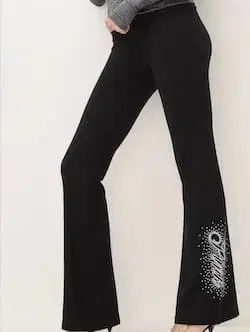 빅토리아 시크릿 핑크 플레어 레깅스! S 블랙