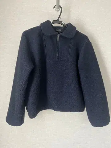 A.P.C. 네이비 집업 스웨터 M