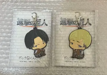 상품 설명 필독 진격의 거인 보치군 러버 마스코트 리바이 엘빈