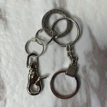 SAAD 키링 USA 후크 포함 실버 키링 액세서리