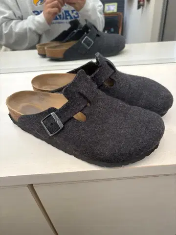 BIRKENSTOCK BOSTON 그레이 43