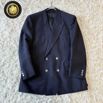 새상품급 네이비 더블 블레이저 골드 버튼 Stanley Blacker