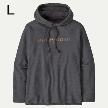 파타고니아 라이트웨이트 '73 텍스트 로고 와일드라이즈 후디 L