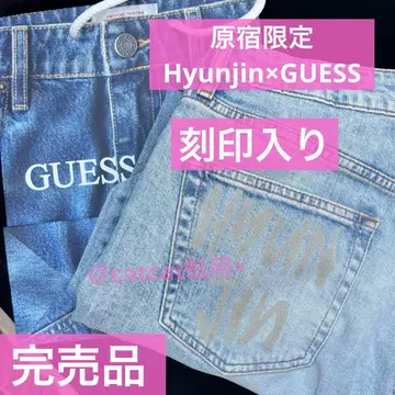 HYUNJIN for GUESSJEANS 하라주쿠점 한정판 프린트 현진