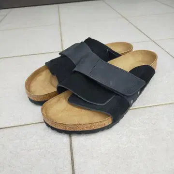 BIRKENSTOCK KYOTO 블랙 스웨이드 사이즈 43