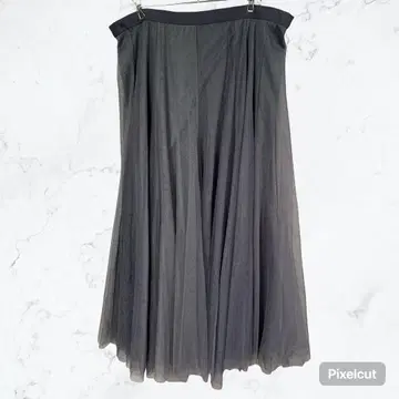 J593 도로시 샤샤 스커트 그레이 롱 스커트 1 M 완판템