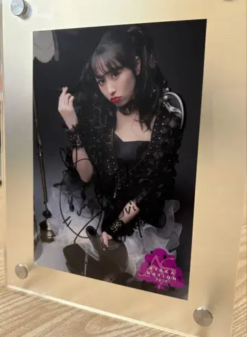 모모쿠로 사사키 아야카 친필 사인 브로마이드