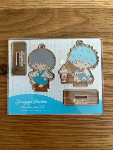 은혼 산리오 긴토키 신파치 아크릴 마스코트 플레이트 스탠드