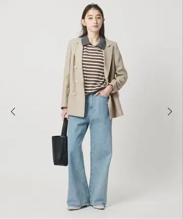 6버튼 린넨 블레이저 자켓 색상 내추럴 사이즈 S